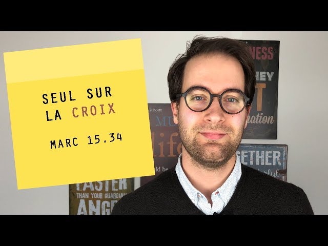 POST IT | Seul sur la croix | Marc 15.34