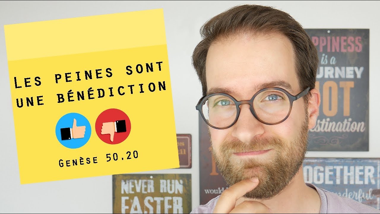 POST IT | Les peines sont une bénédiction | Genèse 50.20